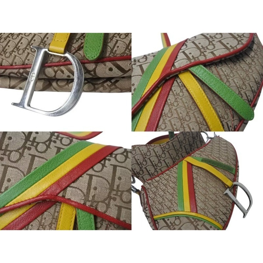 Dior Saddle bag silver Christian color Rasta - Picture 7 of 8